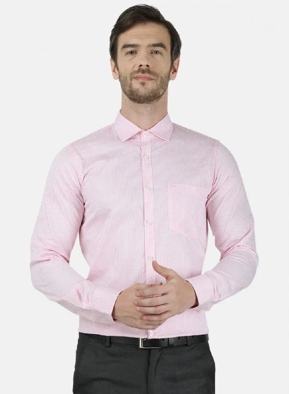 Men's Layering Shirts for Seasonal TransitionsMens Pink Check Shirt