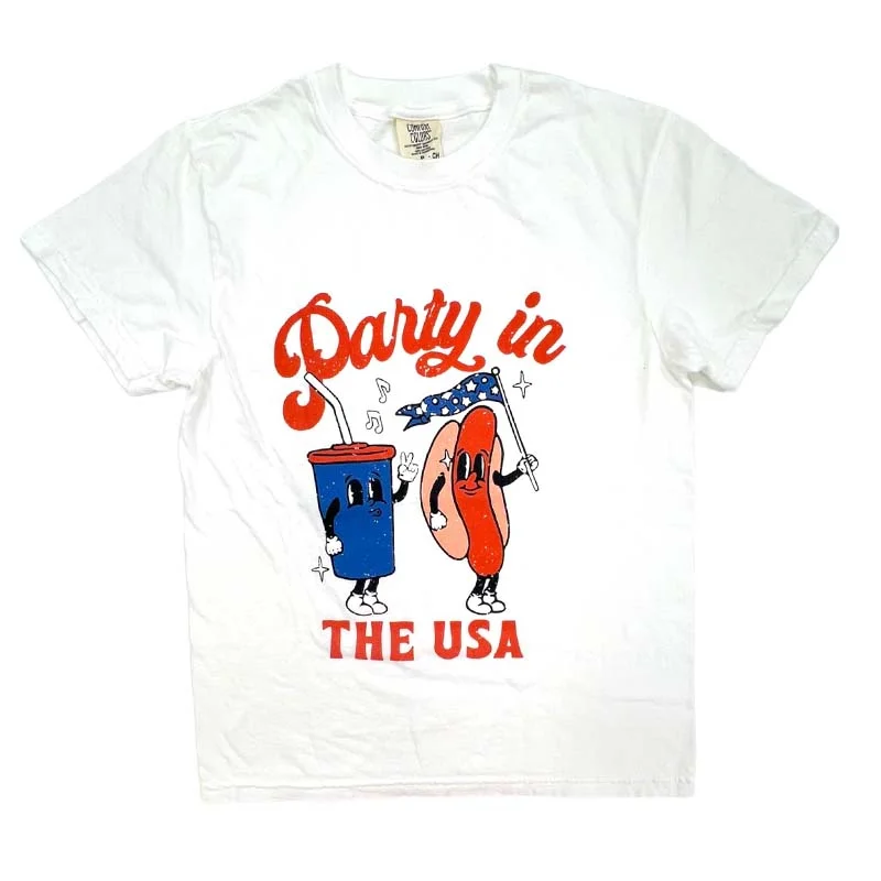 Party In The USA Short Sleeve T-Shirt