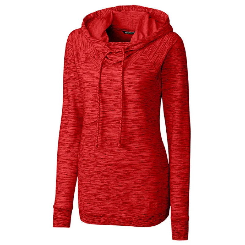 Cutter & Buck Women's Red Tie Breaker Hoodie