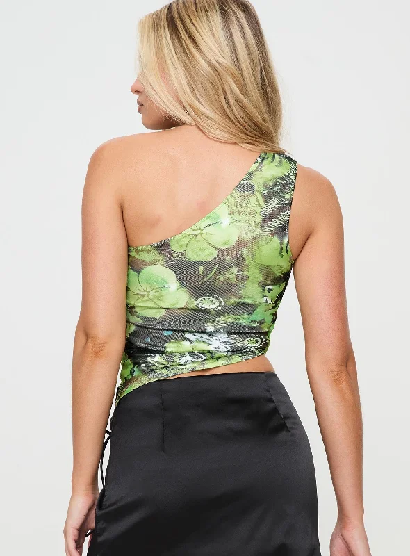 Havener One Shoulder Top Multi