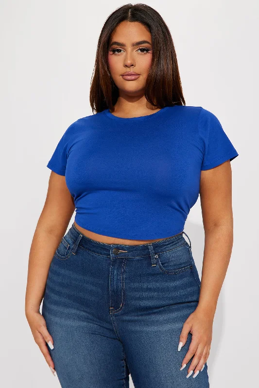 Robin Crop Top - Royal