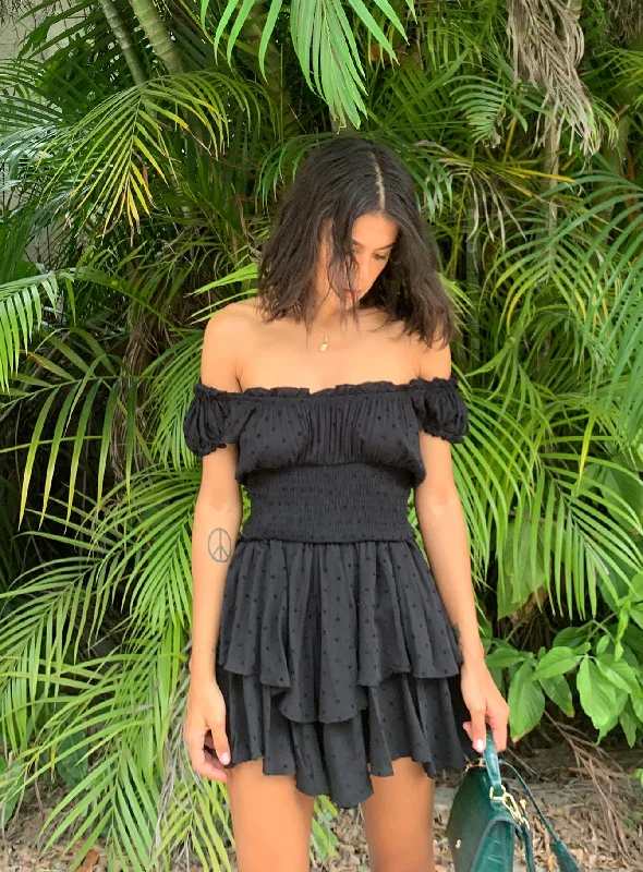 The Love Galore Romper Black