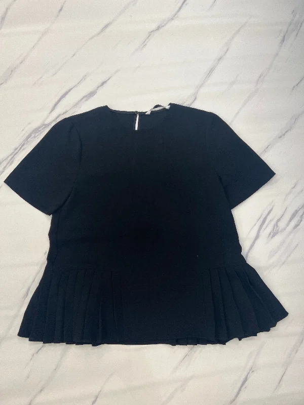 Top Short Sleeve By Zara In Black, Size: S