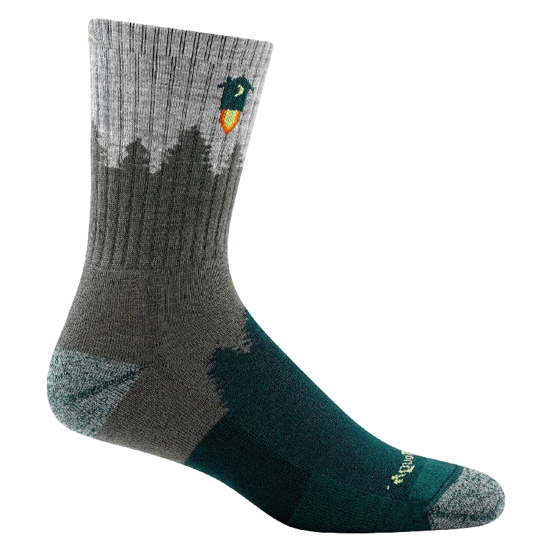 Darn Tough MEN'S NUMBER 2 MICRO CREW MIDWEIGHT HIKING SOCK 1974 - Green