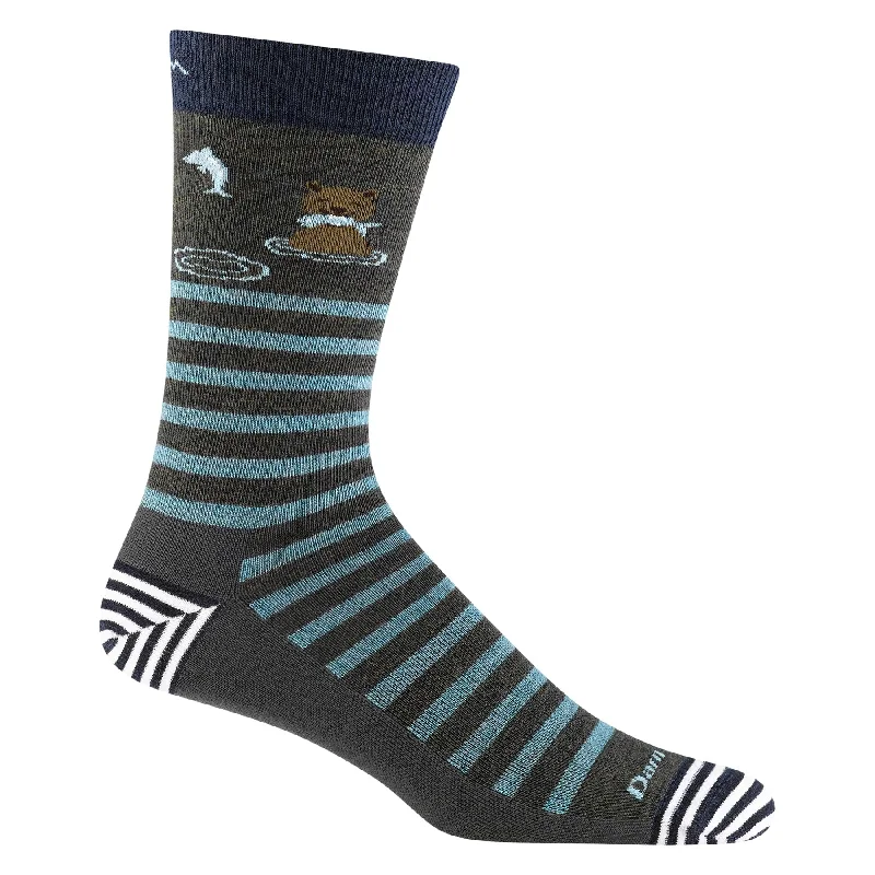 Darn tough Men's Animal Haus Crew Lightweight Lifestyle Socks 6066 - Forest