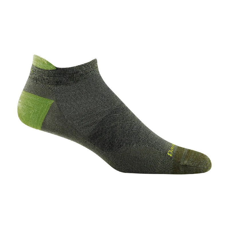 Darn Tough 1039 Men's Run No Show Tab Ultra-Lightweight Running Sock - Fatigue