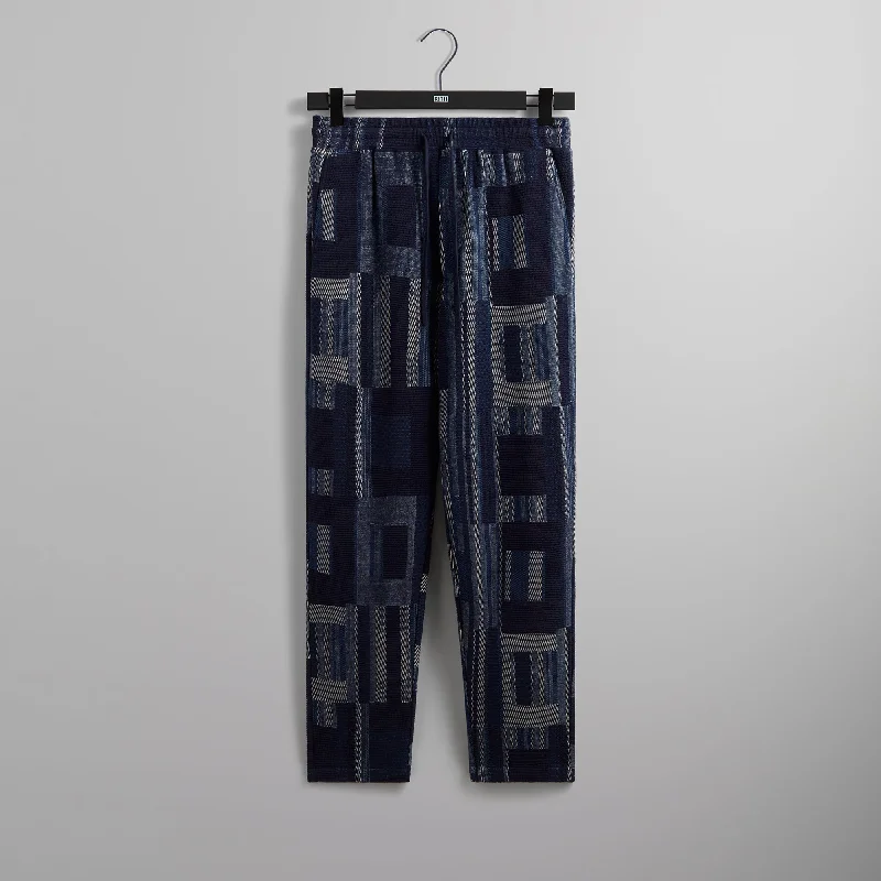 Kith Geometric Knit Elmhurst Pant - Nocturnal