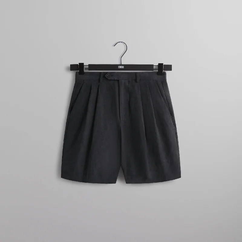 Kith Kylan Pleated Short - Black