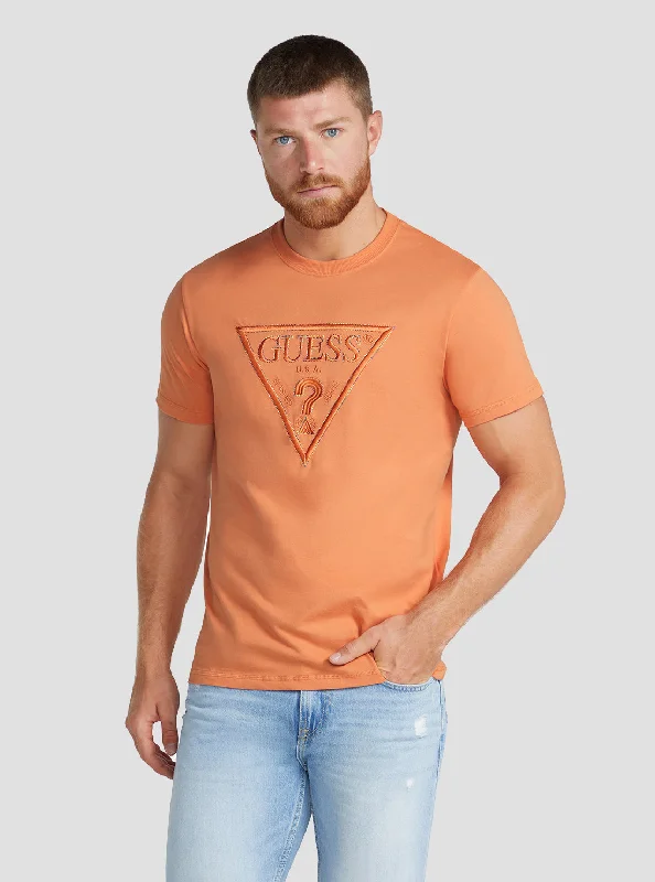 Men's Unique and Designer TopsEco Melon Moisey Logo Embroidered T-Shirt