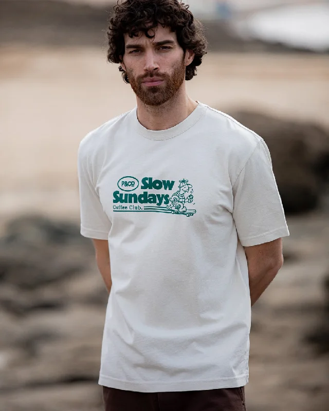 Men's Shirts with UV ProtectionSlow Sundays Vol. 2 T-Shirt - Bone