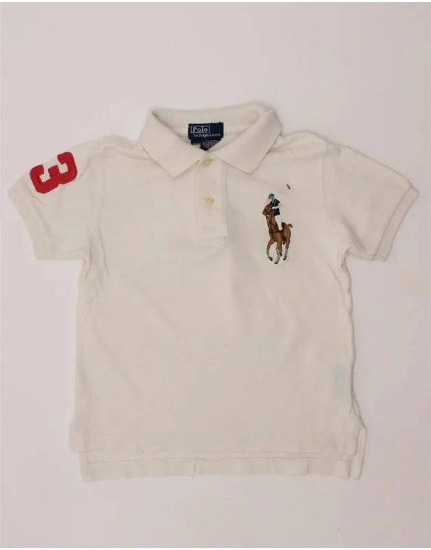 Men's Shirts with Chest PocketsPOLO RALPH LAUREN Baby Boys Graphic Polo Shirt 18-24 Months White Cotton Men's Shirts with Chest PocketsPOLO RALPH LAUREN Baby Boys Graphic Polo Shirt 18-24 Months White Cotton
