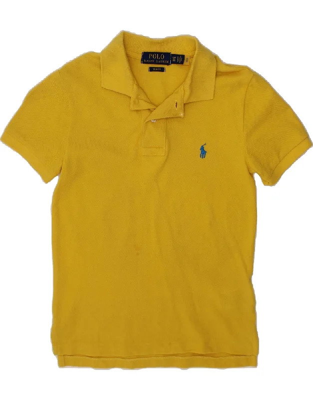 Men's Shirts with Drawstring WaistbandsPOLO RALPH LAUREN Boys Slim Fit Polo Shirt 7-8 Years Small Yellow Cotton Men's Shirts with Drawstring WaistbandsPOLO RALPH LAUREN Boys Slim Fit Polo Shirt 7-8 Years Small Yellow Cotton